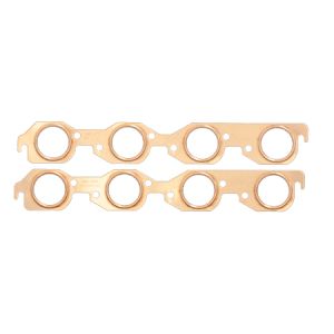SCE GASKETS #4313 BBC Copper Exhaust Gskts 2.00 Round Port