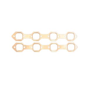 SCE GASKETS #4636 Copper Exhaust Gaskets - SBF w/EDE 7721 Heads
