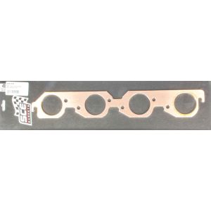 SCE GASKETS #E18186 BBC Copper Exhaust Gskts Big Chief/Dart 2.385in
