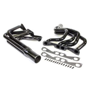 SCHOENFELD #1186SP SBC Modified Long Tube Header 1-3/4 Spread Port