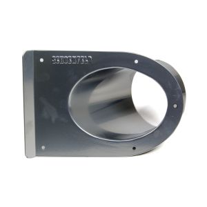 SCHOENFELD #400TSS-45 Tail Pipe Saver 4in Silver 45 Degree