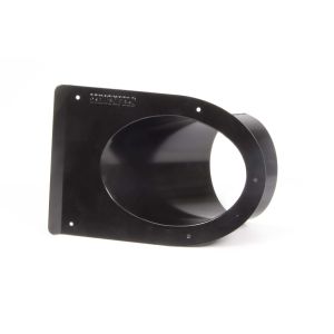 SCHOENFELD #500TSB-45 Tail Pipe Saver 5in Black 45 Degree