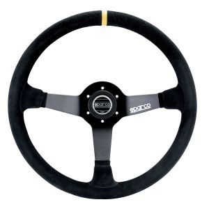 SPARCO #015R345MSN Steering Wheel 345 Black Suede