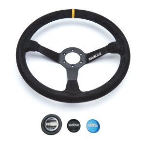 SPARCO #015R368MSN Steering Wheel 368 Black Suede