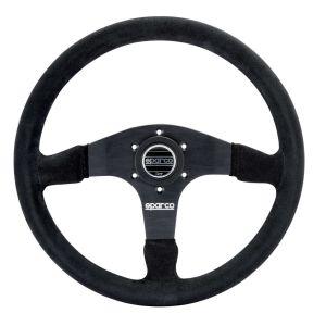 SPARCO #015R375PSN Steering Wheel 375 Black Suede