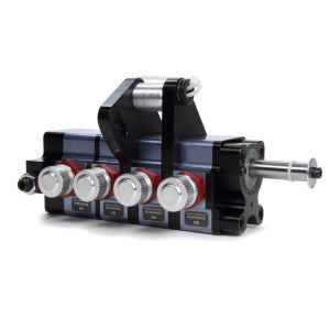 STOCK CAR PROD-OIL PUMPS #SCP-204a 4 Stage Dry Sump Pump SBC Engine Mount