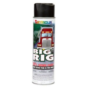 SEYMOUR PAINT #20-1633 Big Rig Flat Black Paint