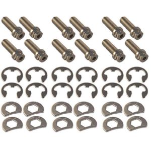 STAGE 8 FASTENERS #8911A Header Bolt Kit - 6pt. 3/8-16 x 1in (12)