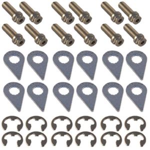 STAGE 8 FASTENERS #8916A Header Bolt Kit - 6pt. 3/8-16 x 1in (12)