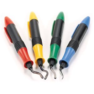 SHAVIV USA #29114 Deburring Kit 4pc Glo- Burr Handykit