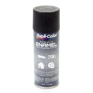 DUPLI-COLOR/KRYLON #DA1603 Semi Gloss Black Enamel Paint 12oz