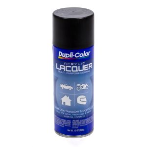 DUPLI-COLOR/KRYLON #DAL1608 Semi Gloss Black Lacquer Paint 12oz