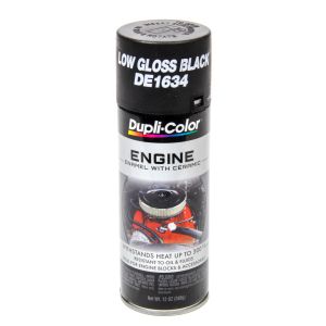 DUPLI-COLOR/KRYLON #DE1634 GM Low Gloss Black Engine Paint 12oz