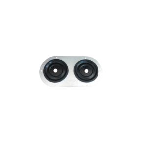 SEALS-IT #GS10032H6 Firewall Grommet 2-Hole 5.750in x 3in .375in ID