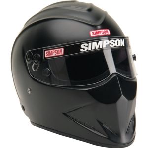 SIMPSON SAFETY #7297128 Helmet Diamondback 7-1/2 Flat Black SA2020