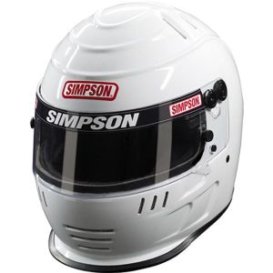 SIMPSON SAFETY #7707381 Helmet Speedway Shark 7-3/8 White SA2020