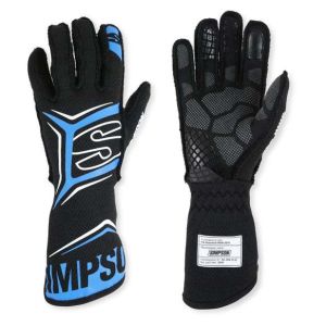 SIMPSON SAFETY #MGZB Glove Magnata XX-Large Black / Blue SFI 3.5/5