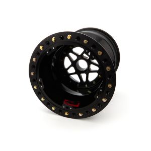 SANDER ENGINEERING #S15-177-SO2-B Sprint Wheel 15x17 7in BS Outside Lock Black