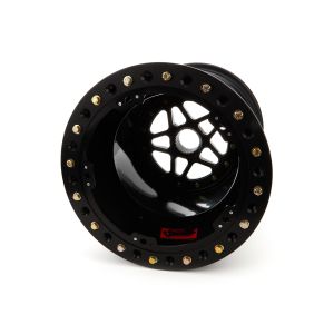 SANDER ENGINEERING #S15-185-SO2-B Sprint Wheel 15x18 5in BS Outside Lock Black