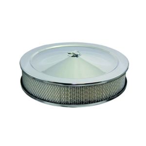 SPECIALTY PRODUCTS COMPANY #4302 14x3 Air Cleaner Kit Flat Base Steel 5 1/8in