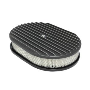 SPECIALTY PRODUCTS COMPANY #6498BK Air Cleaner Kit  12in X 2in Oval Full Finned Top