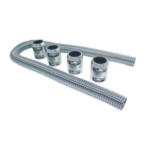 SPECIALTY PRODUCTS COMPANY #7354 Radiator Hose Kit 48in w/Polished Aluminum Cap