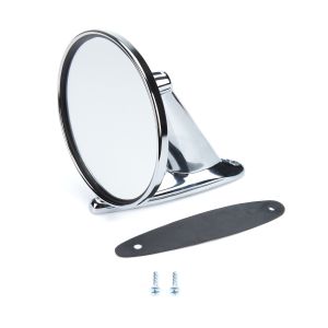 SPECIALTY PRODUCTS COMPANY #8222 Chrome Mirror Car Side Universal 4.75in Round