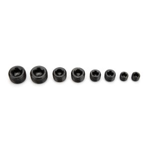 SPECIALTY PRODUCTS COMPANY #8250BK Pipe Plugs Allen Head Black 8Pcs.