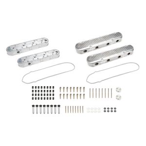 SPECIALTY PRODUCTS COMPANY #8536 Valve Covers GM LS 2-Piece Tall Finned Alum