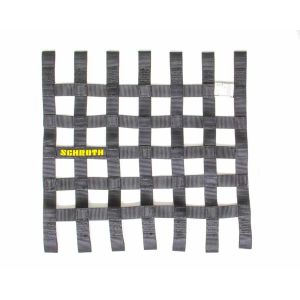 SCHROTH RACING #sr 09053-0 Window Net Only Black 16in x 16in