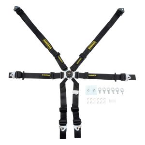 SCHROTH RACING #SR94530-0-31 6PT Harness Flexi Black FIA Hans