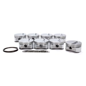 SPORTSMAN RACING PRODUCTS #231308 SBC Flat Top Piston Set 4.125 Bore -5cc