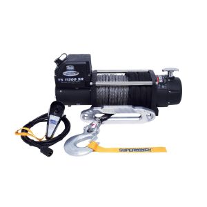 SUPERWINCH #1511201 Tiger Shark 11500SR Winc h 11500lb Synthetic Rope