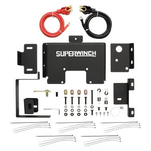 SUPERWINCH #2593 Jeep Wrangler JL Auxili ary Batter Mount Black
