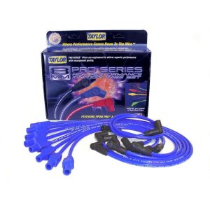 TAYLOR/VERTEX #74676 Blue Spiro-Pro 8 Cylindr Plug Wire Set