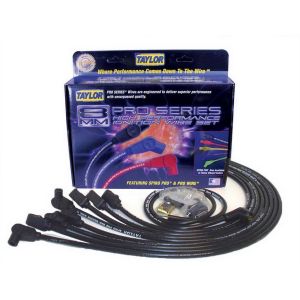 TAYLOR/VERTEX #76027 SBC 8MM Pro Race Wires- Black