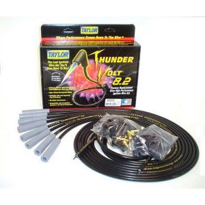 TAYLOR/VERTEX #83055 Univ Thundervolt Plug Wire Set 180 deg Black