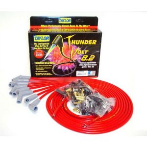 TAYLOR/VERTEX #83253 Univ Thundervolt Plug Wire Set 135 deg Red