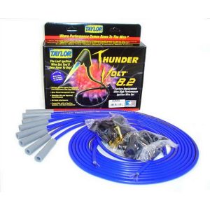 TAYLOR/VERTEX #83655 Univ Thundervolt Plug Wire Set 180 deg Blue