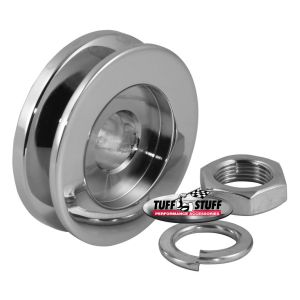 TUFF-STUFF #7610E Alternator Chrome Single V-Pulley