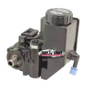TUFF-STUFF #7890BK Type II Power Steering Pump w/Reservoir Black