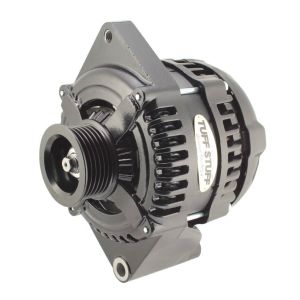 TUFF-STUFF #8441B6G1W 225 MAX AMP Alternator 6 Groove 1 Wire Black