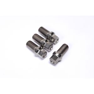 Ti22 PERFORMANCE #TIP1140 U-Joint Bolt Kit 4pcs Titanium 6pt 7/16x20 7/8