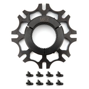 Ti22 PERFORMANCE #TIP4025 Brake Rotor Hub Inboard Splined Black Aluminum