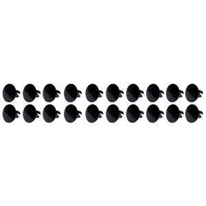 Ti22 PERFORMANCE #TIP8110 Large Head Dzus Buttons .500 Long 10 Pack Black