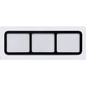 TRUE PERFORMANCE & FABRICATION #DTR1000 Nose Screen Lower Black Aluminum