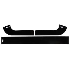 TRUE PERFORMANCE & FABRICATION #DTR1050 Splitter Kit Blk Asphalt Outlaw 1/4in 3pc