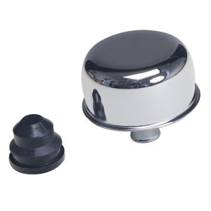 TRANS-DAPT #4871 Chrome Breather Cap/Grom