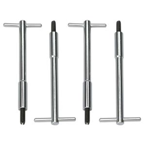 TRANS-DAPT #4936 Chrome T-Bar Wing Nuts