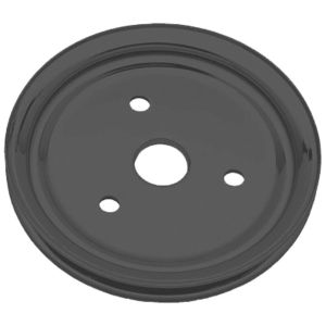 TRANS-DAPT #8602 SBC SWP Crankshaft Pulley 1 Groove Black